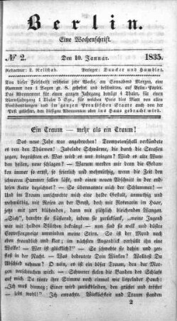 No. 2, 10. Januar 1835