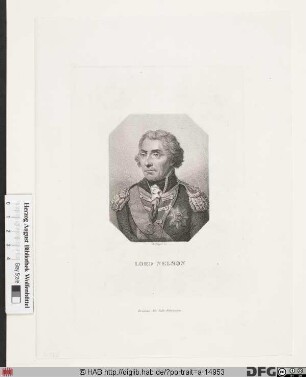 Bildnis Horatio Nelson, 1801 1. Viscount N.