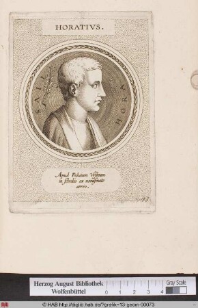 Porträt des Horatius.