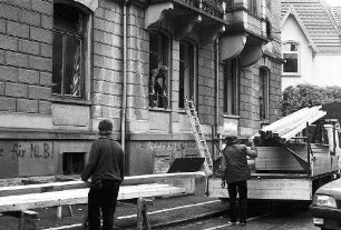 Freiburg im Breisgau: Räumung des Hauses in der Erbprinzenstraße 20