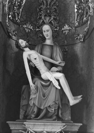 Holzskulptur "Pieta", Iglau, Tschechische Republik