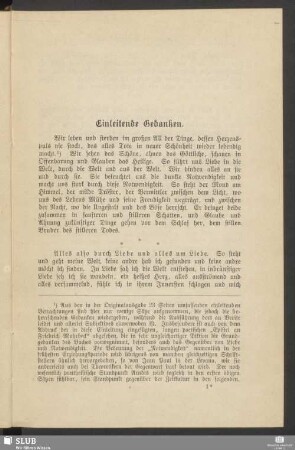 Einleitende Gedanken