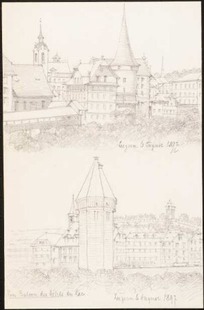 St. Agnes, Luzern: Perspektivische Ansichten