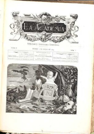 La academia : seminario ilustrado universal; artes, ciencia, literatura, actualidades. 5. 1879