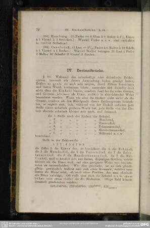 IV. Decimalbrüche