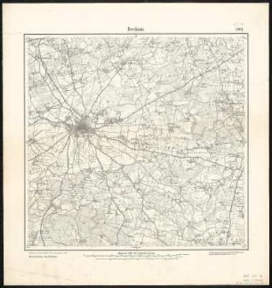 Meßtischblatt 2363 : Beckum, 1897 : Beckum. - Aufn. 1895. - 1:25000. - [Berlin]: Reichsamt für Landesaufnahme, 1897. - 1 Kt.