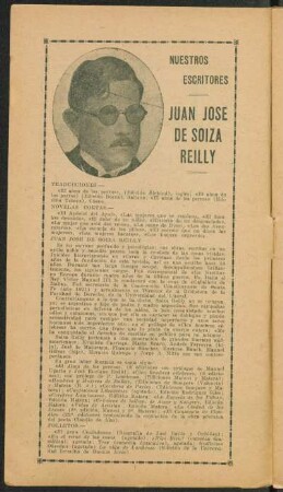Nuestros escrítores - Juan José de Soiza Reilly