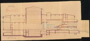 Dessauer Theater, Dessau: Längsschnitt 1:100