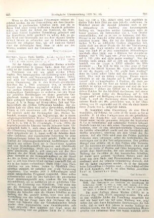 226-227 [Rezension] Harnack, Adolf von , Marcion: Das Evangelium vom fremden Gott. Eine Monographie zur Geschichte der Grundlegung der katholischen Kirche. 2., verb. u. verm. Aufl