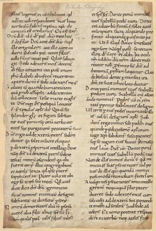 Biblia, Bearb. Commentarius in Matthaeum (Fragment) - BSB Clm 29280(6