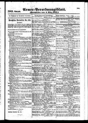 385.Ausgabe. Donnerstag, 4. März 1915