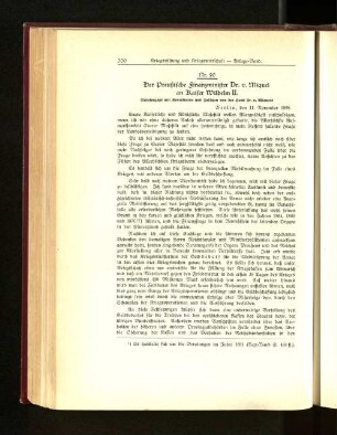 Nr. 90. Der Preußische Finanzminister Dr. v. Miquel an Kaiser Wilhelm II.