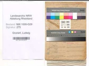Entnazifizierung Ludwig Grunert , geb. 13.07.1897 (Sekretaer)