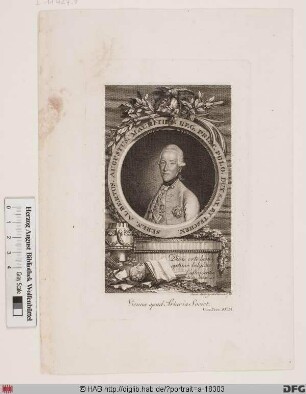 Bildnis Albert Casimir, Herzog zu Sachsen-Teschen, Prinz von Polen