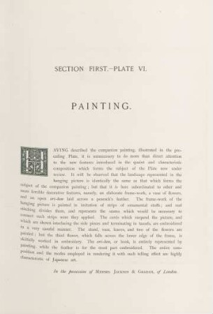 Plate VI. Painting