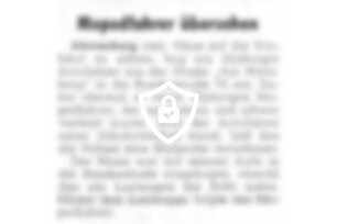 Mopedfahrer übersehen