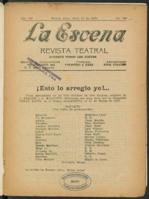 ¡Esto lo arreglo yo!... : pieza pochadesca en un acto dividido en tres cuadros