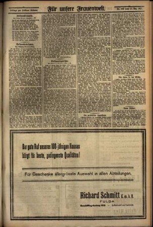 Dritte Ausgabe vom Samstag, den 17. Dezember 1927.