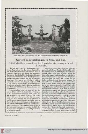 27: Gartenbauausstellungen in Nord und Süd