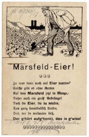 o.Nr.: Marsfeld-Eier! ... (verboten) (Silberstein)