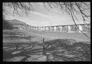 Aichelbergviadukt: Pfeiler und Lehrgerüste