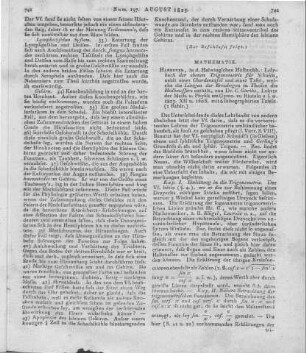 Wodomerius, E.: Aus dem Leben Madame Elisabeth´s, Prinzessin von Frankreich. Zwei Erzählungen. Leipzig: Kollmann 1825