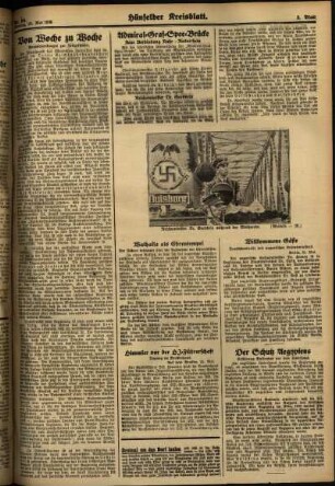 Zweite Ausgabe vom Montag, den 25. Mai 1936.