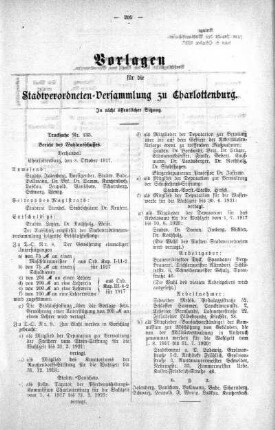 In nichtöffentlicher Sitzung. (133), 10. Oktober 1917