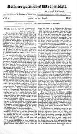 No 31, 5. August 1837