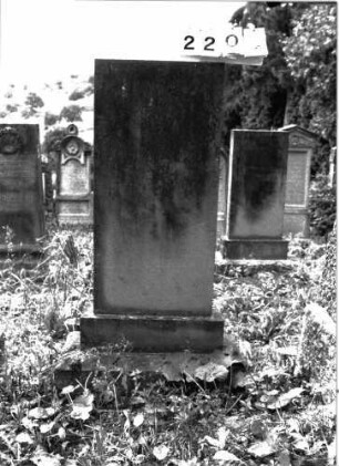 Grabstein 2200 (Index: 100097236) Maße HxBxT: 136x50x14 cm: Grabstein 2200