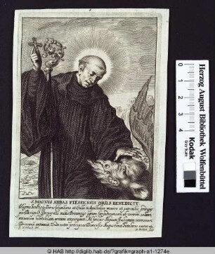 S. Magnus Abbas Fiessensis Ord. S. Benedict.