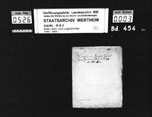 Inhaltet des Dorfs Habitzheim kleine Zins