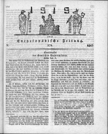 Kreistafel der chemischen Aequivalente
