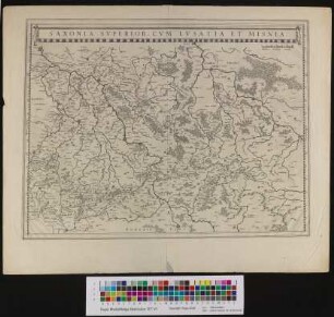 Saxonia Svperior, Cvm Lvsatia Et Misnia
