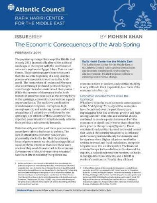 The economic consequences of the Arab Spring