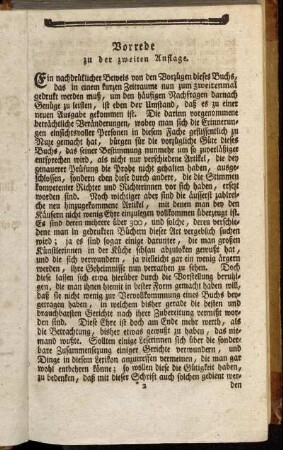 Vorrede zu der zweiten Auflage.