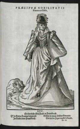 Praecipuae Nobilitatis Foemina in Gallia.