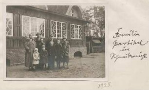 Familie Partikel in Schneidemühl (heute Piła / Polen)