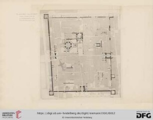 Plan der Altstadt von Spalato