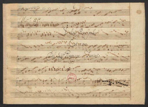 Konzerte; vl, strings, cor (2); E-Dur; CapT 555/108; D 49