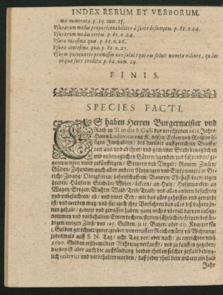 Species Facti.