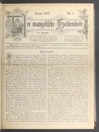 Januar 1886. Nr. 1