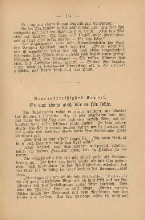 Neununddreißigstes Kapitel. Es war etwas nicht, wie es sein sollte