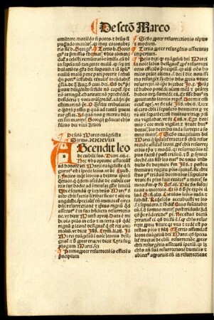 De sancto Marco evangelista Sermo .XXXVIII