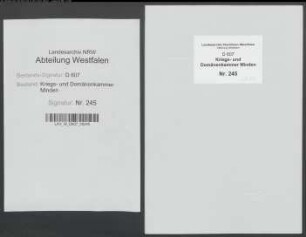 Neueinrichtung des Justizwesens in den Provinzen Minden-Ravensberg und Tecklenburg-Lingen und Bestellung der Justizbeamten - Band 5