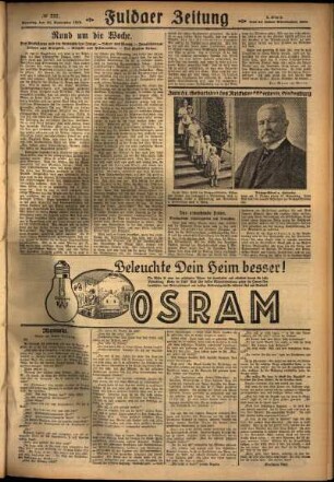 Zweite Ausgabe vom Sonntag, den 30. September 1928.
