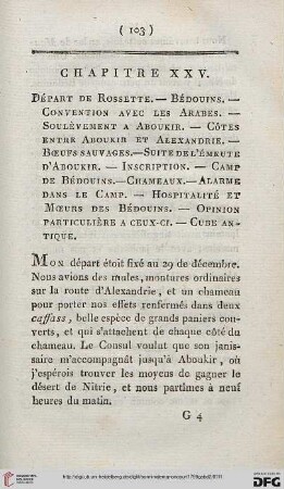 Chapitre XXV