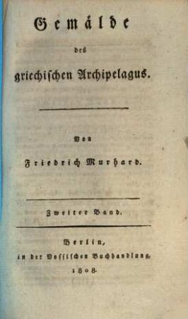 Gemälde des griechischen Archipelagus, 2