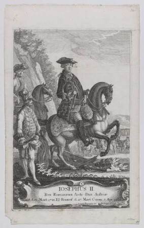 Bildnis des Iosephus II., Rex Romanorum