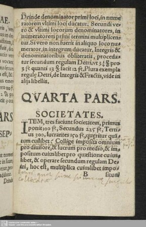 Quarta Pars. Societates